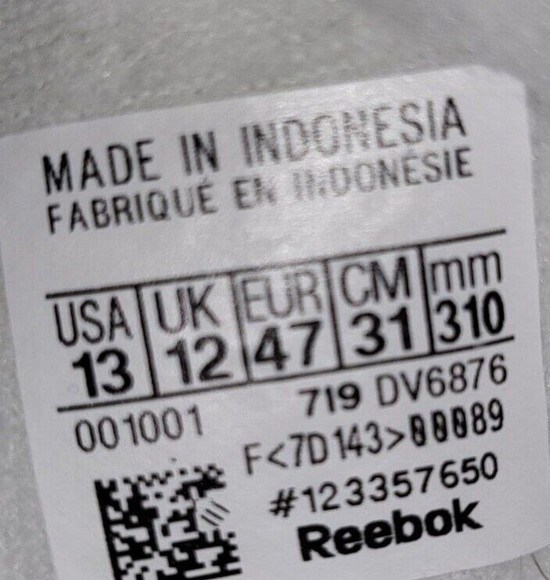 Reebok Aztrek 96 DV6876 Athletic Running Sneaker Low Top Gray White Mens Size 13 - Picture 7 of 7